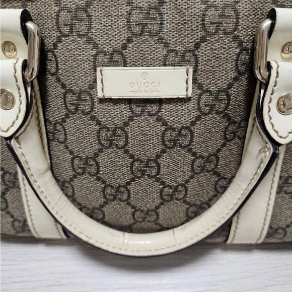 Gucci Brown and Cream Satchel - Picture 9 of 13